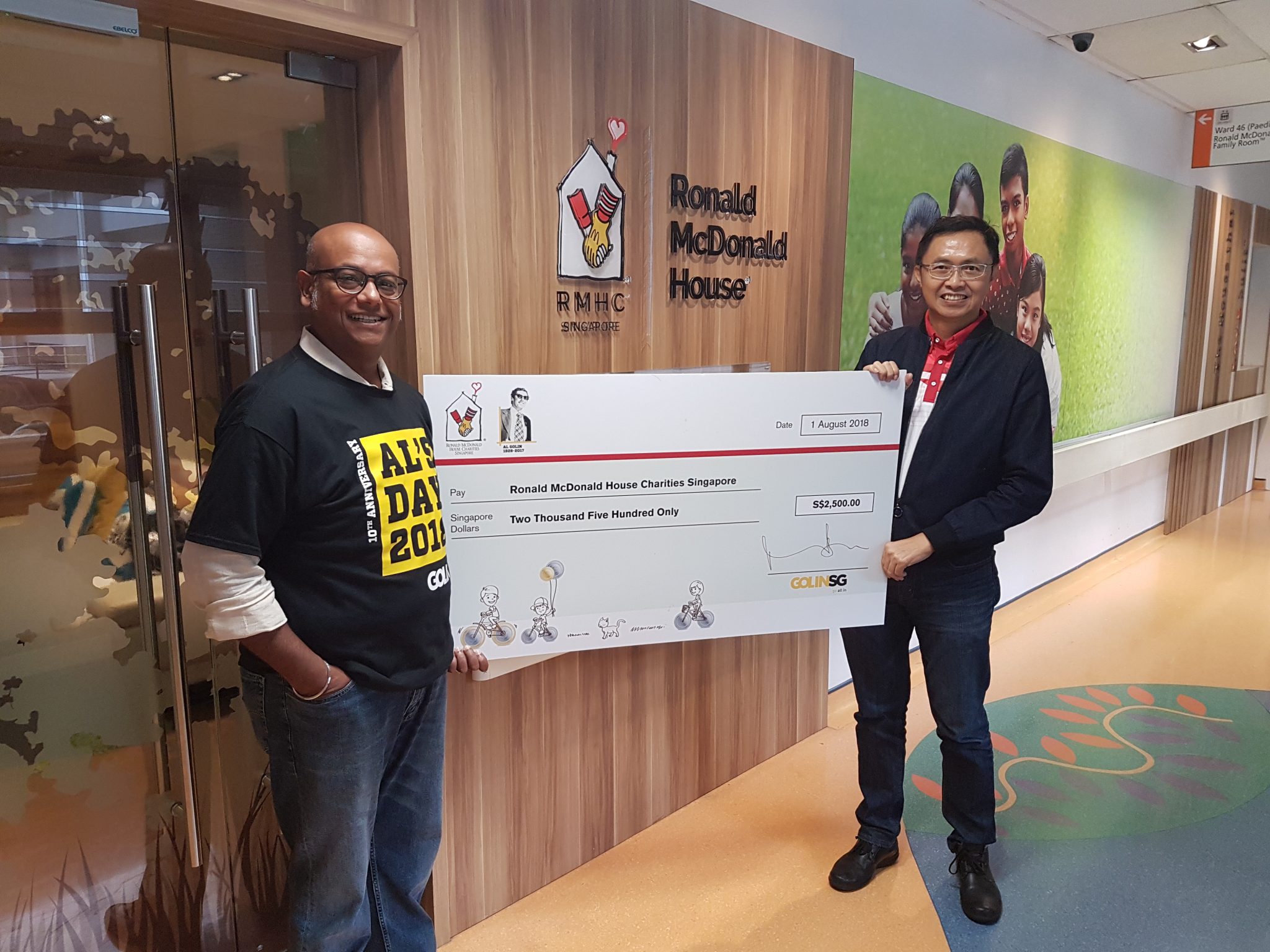 Rmhc Cheque Become a Corporate Sponsor - RMHC Singapore