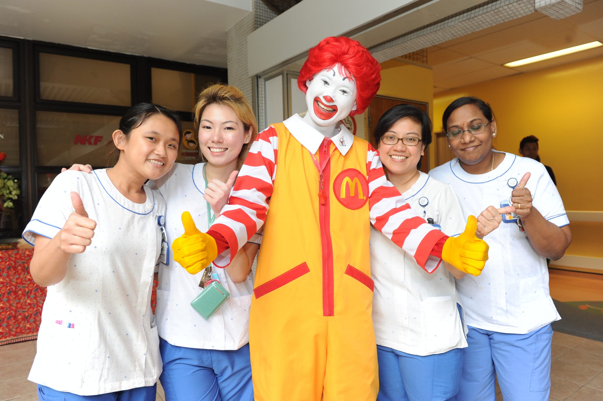 Relationship with McDonalds RMHC Singapore